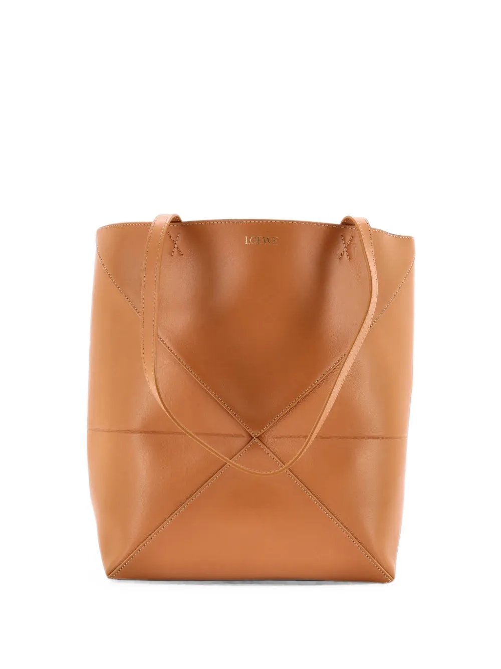 Puzzle Fold Leather Medium tote bag