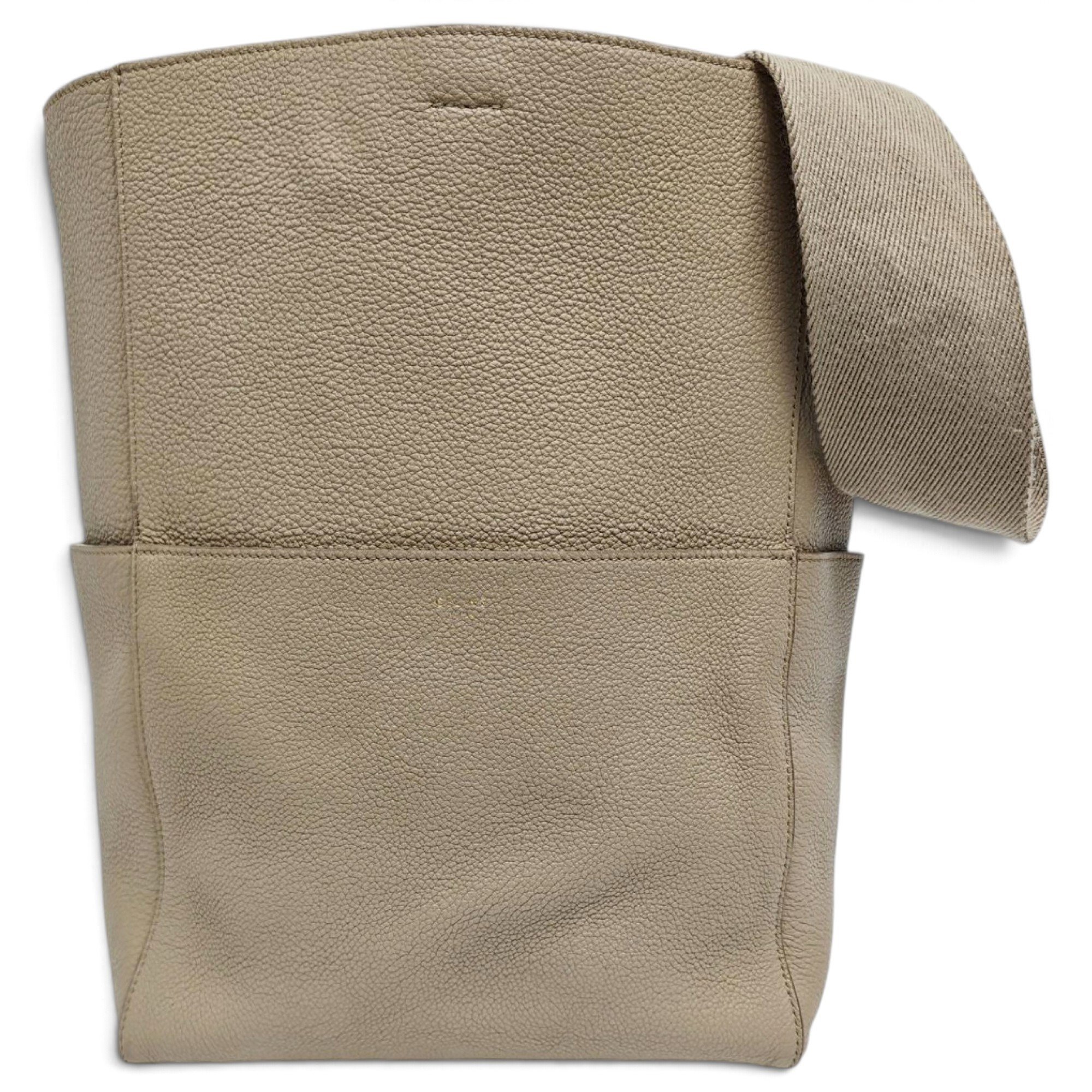 Seau Sangle leather handbag