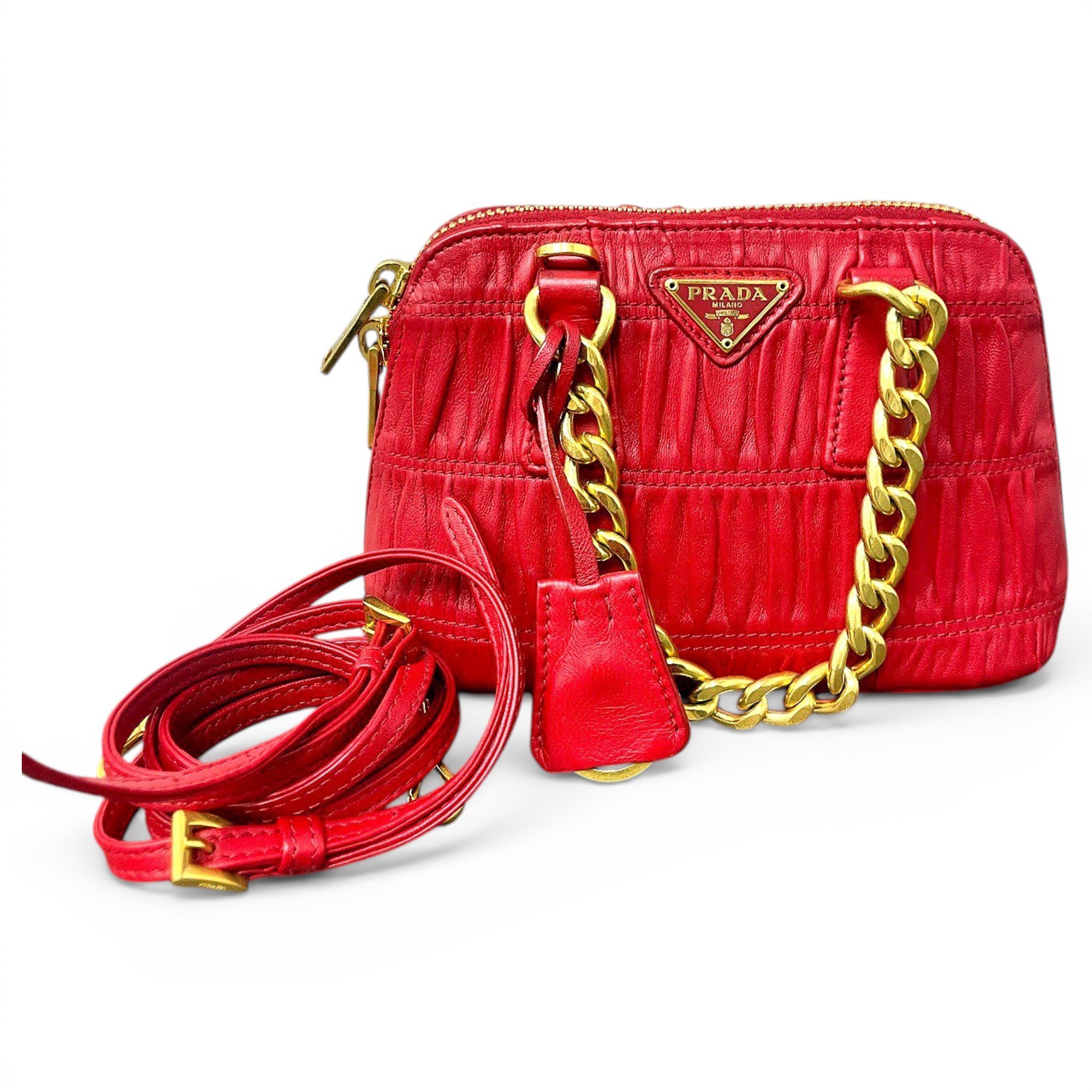 Leather handbag