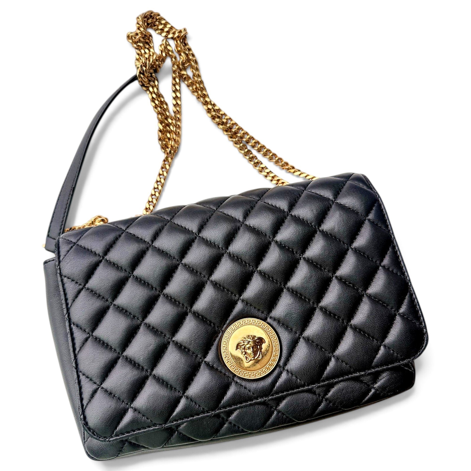 La Medusa leather handbag