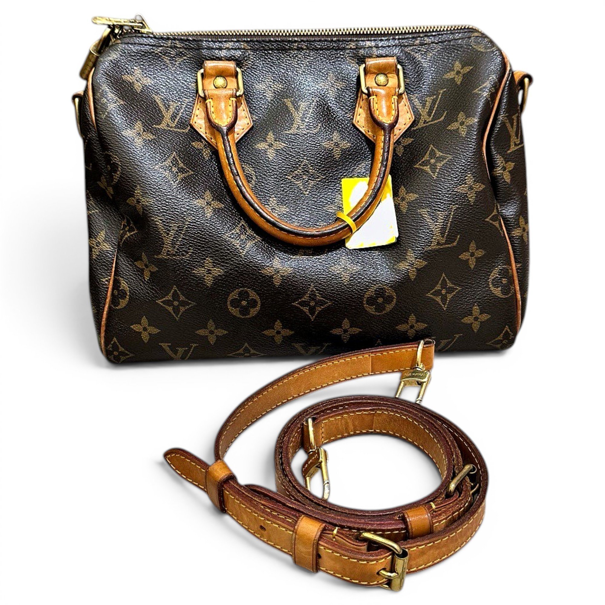 Speedy leather handbag
