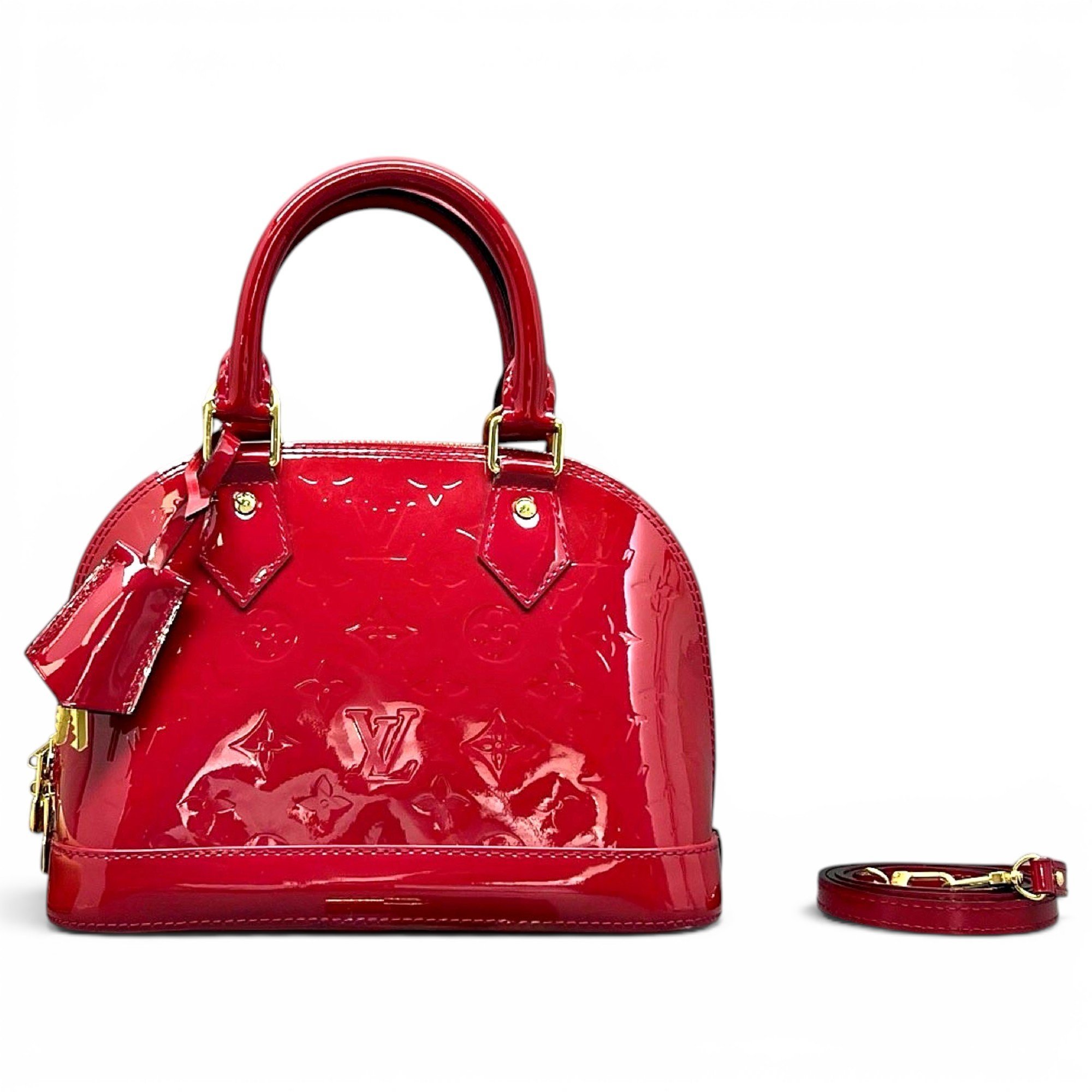 Alma BB patent leather handbag