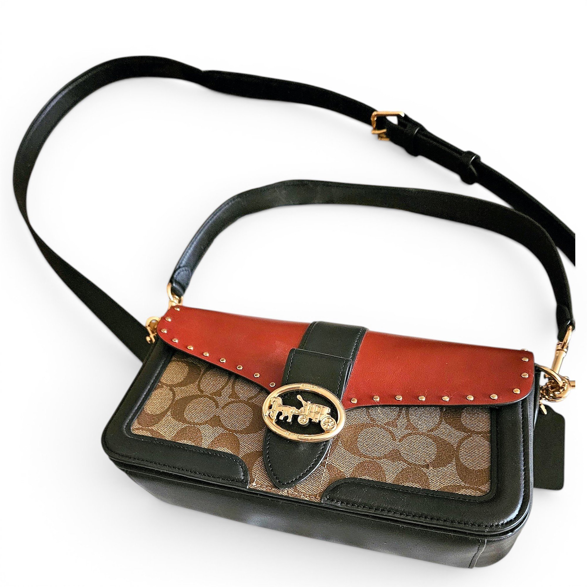 Leather handbag