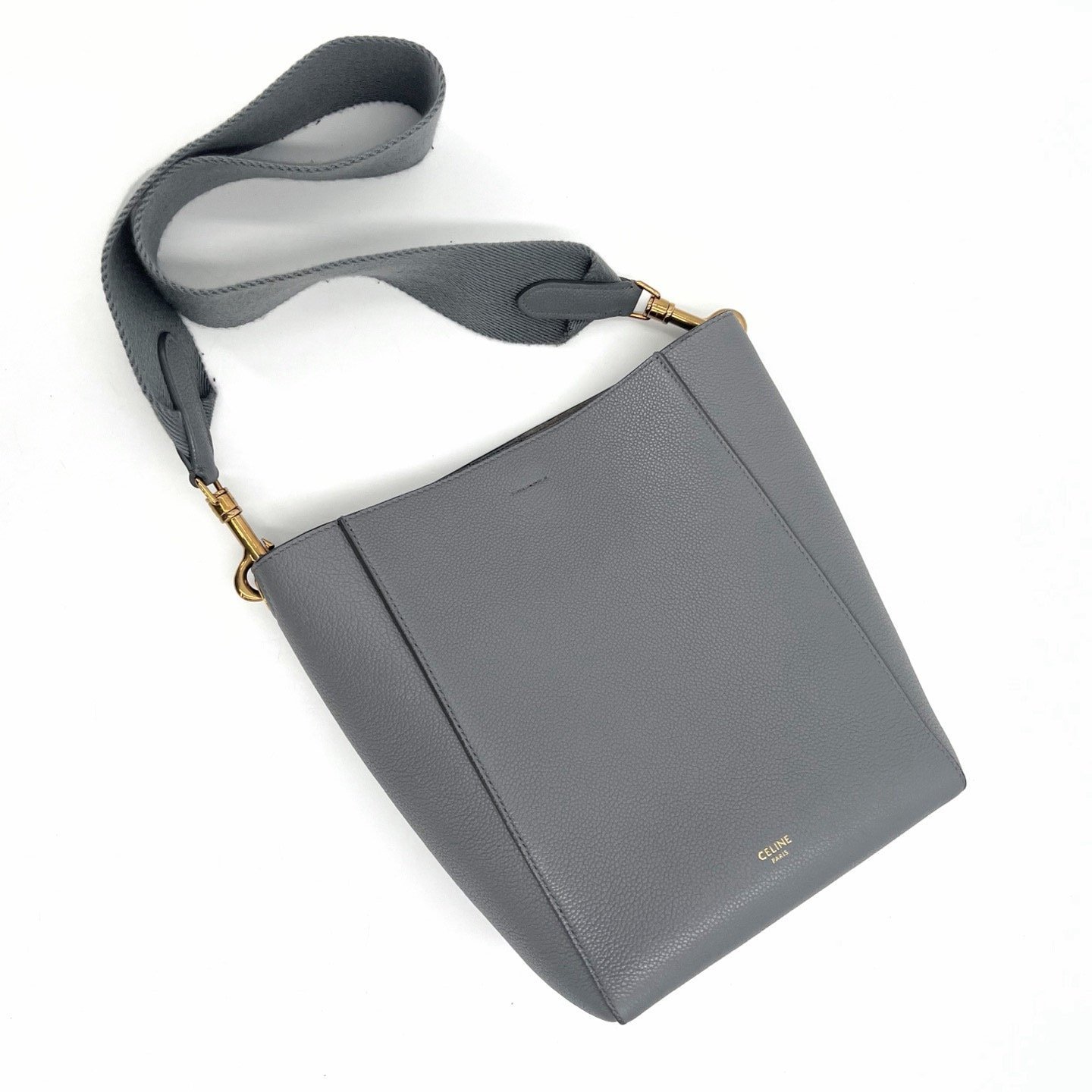 Seau Sangle leather handbag