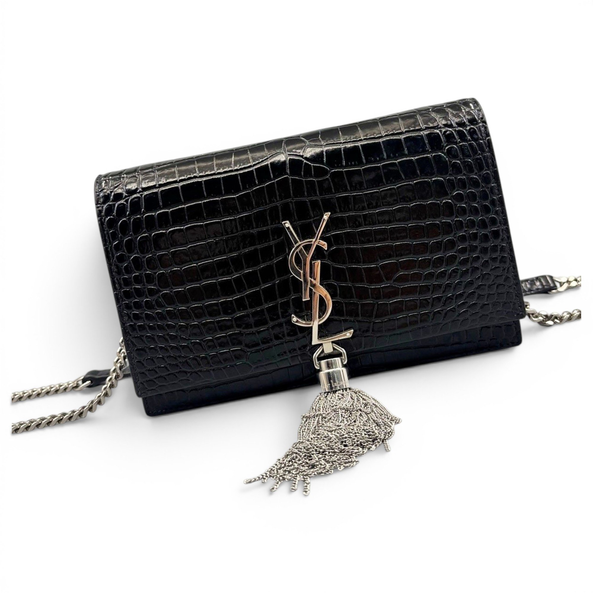 Pompom Kate leather handbag