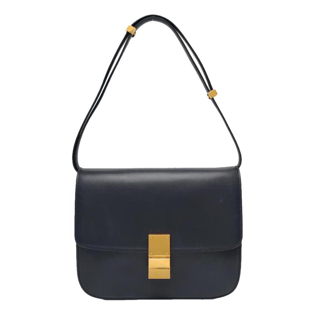 Classic leather crossbody bag