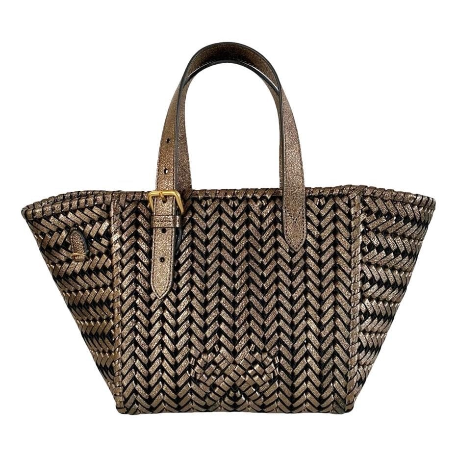 Leather tote