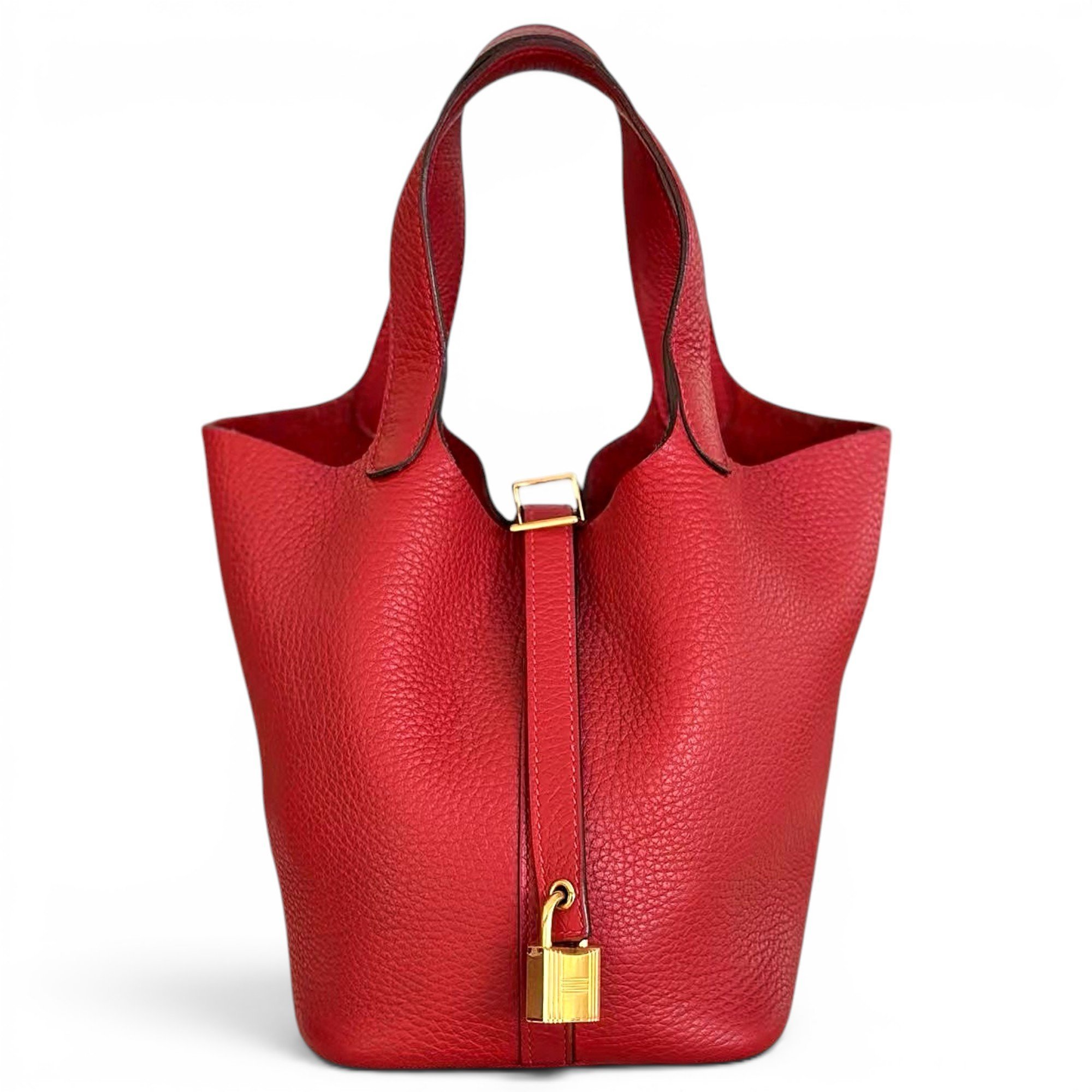 Picotin leather handbag