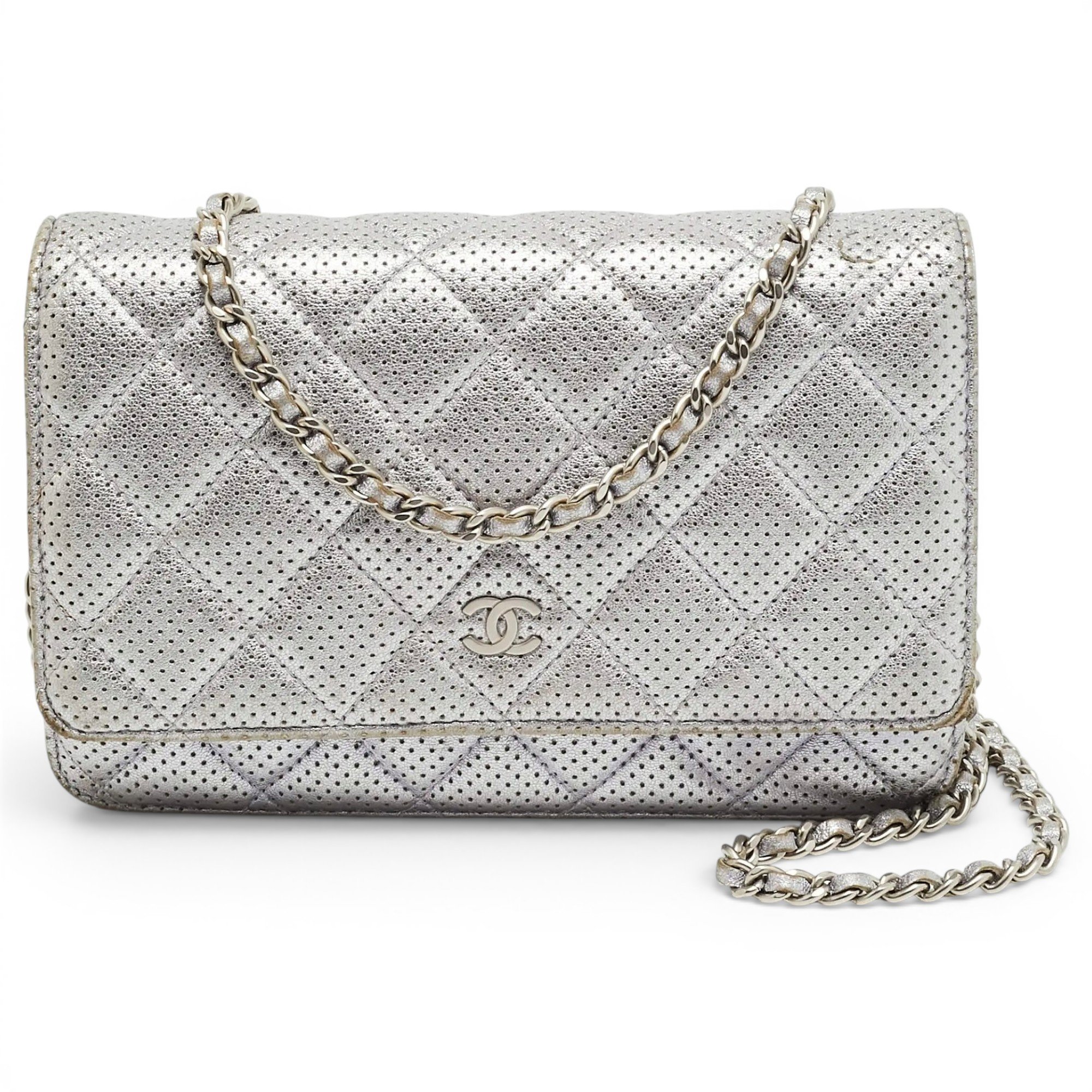 Wallet On Chain Timeless/Classique leather crossbody bag