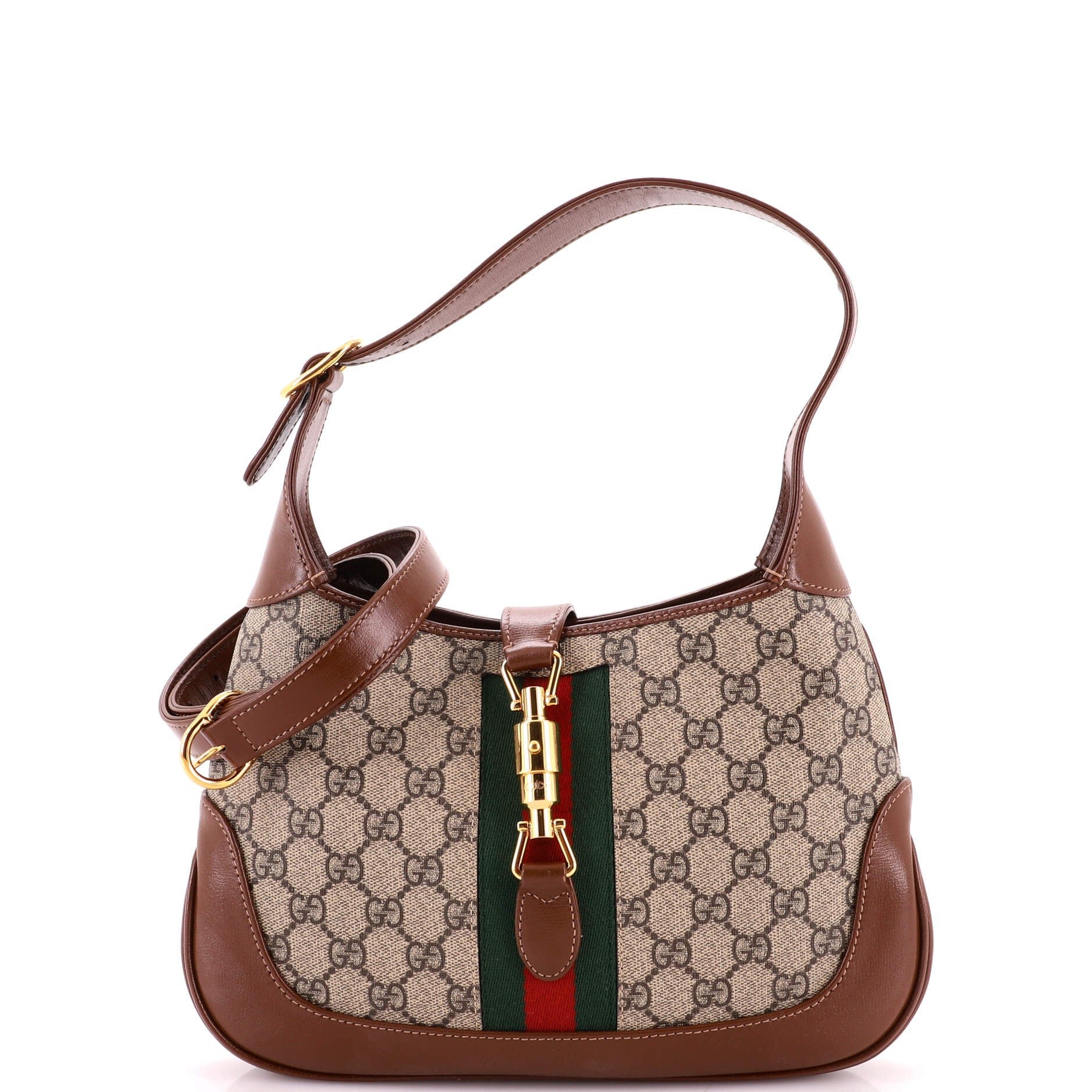Jackie 1961 Hobo GG Coated Canvas Small