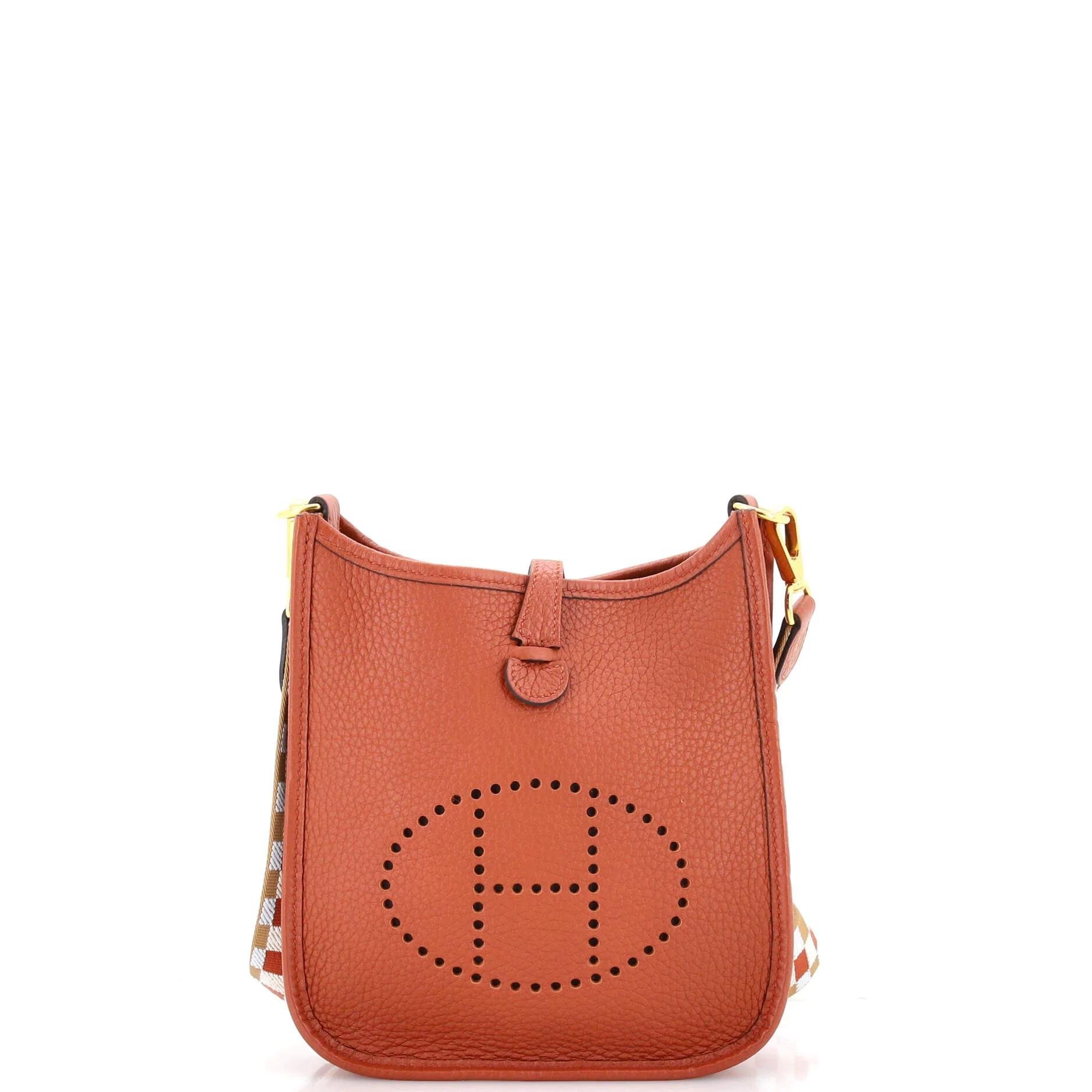 Mini Evelyne leather crossbody bag
