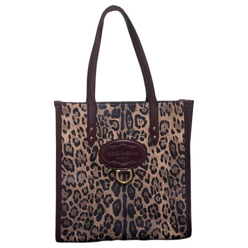 Leather tote
