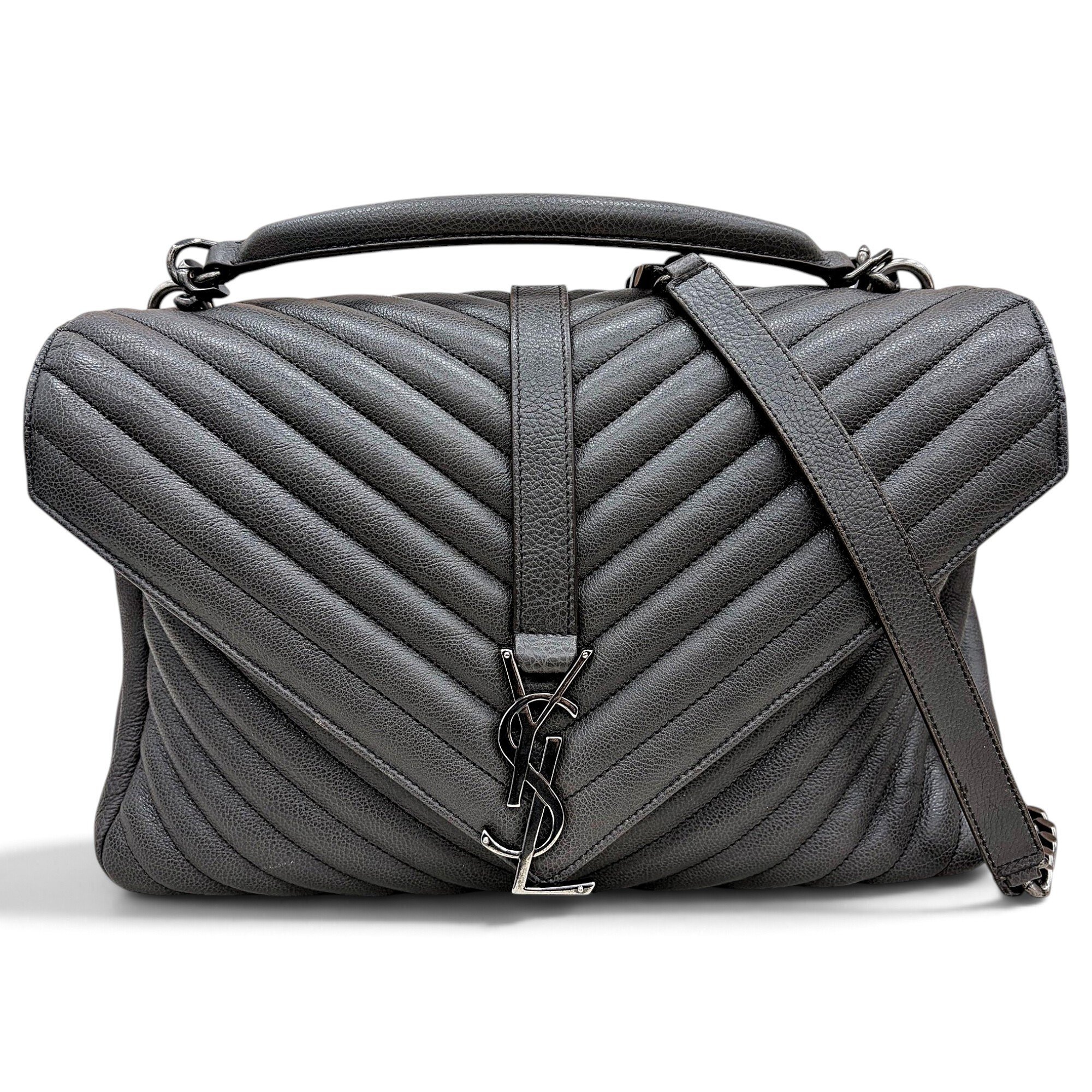 Collége monogramme leather handbag