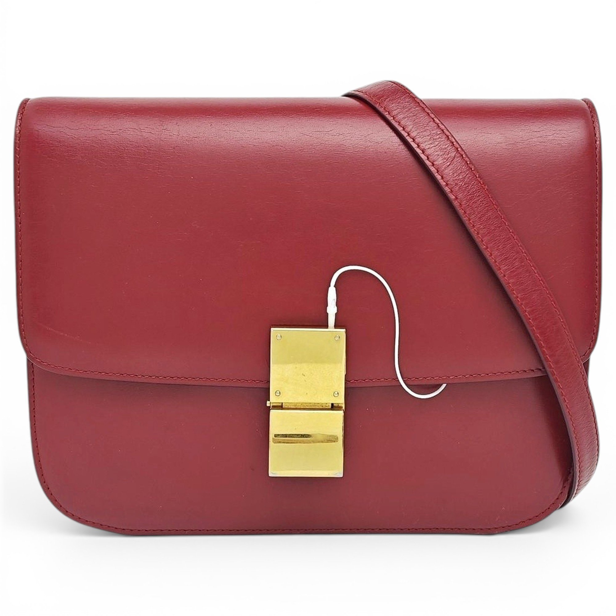 Leather handbag