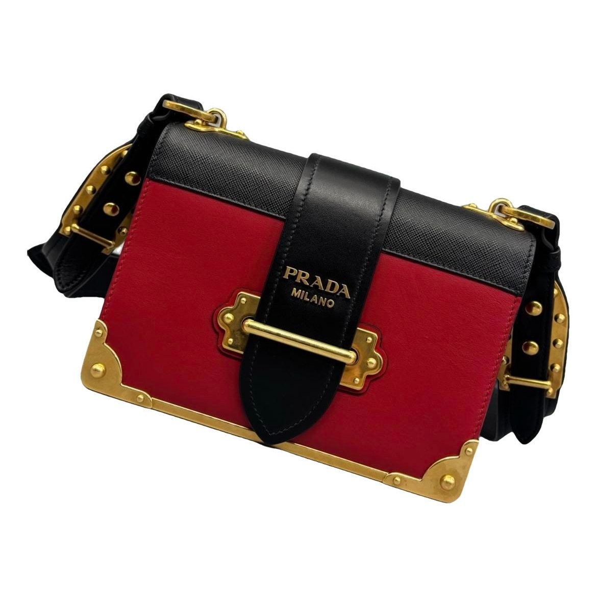 Cahier leather handbag