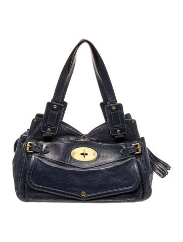 Mulberry Leather Top Handle Bag