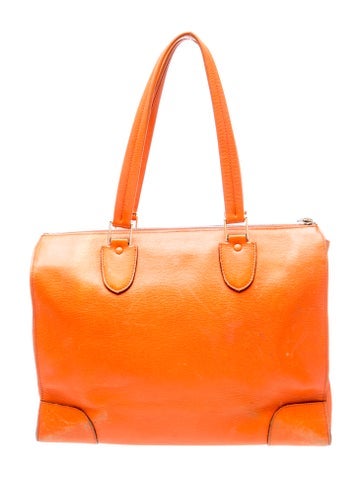 Leather Top Handle Bag