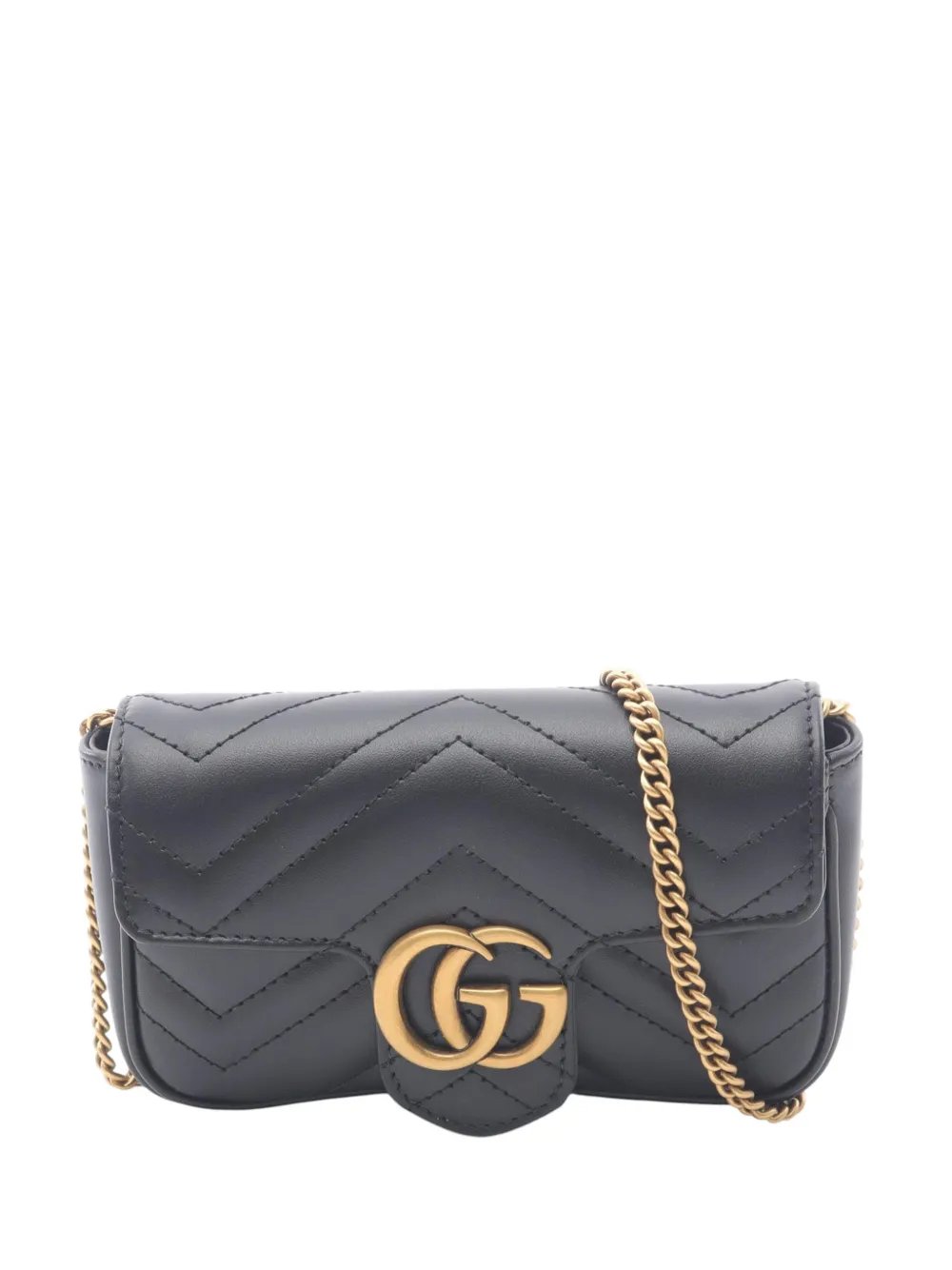 2016-2026 Mini GG Marmont Matelasse Calfskin Flap crossbody bag