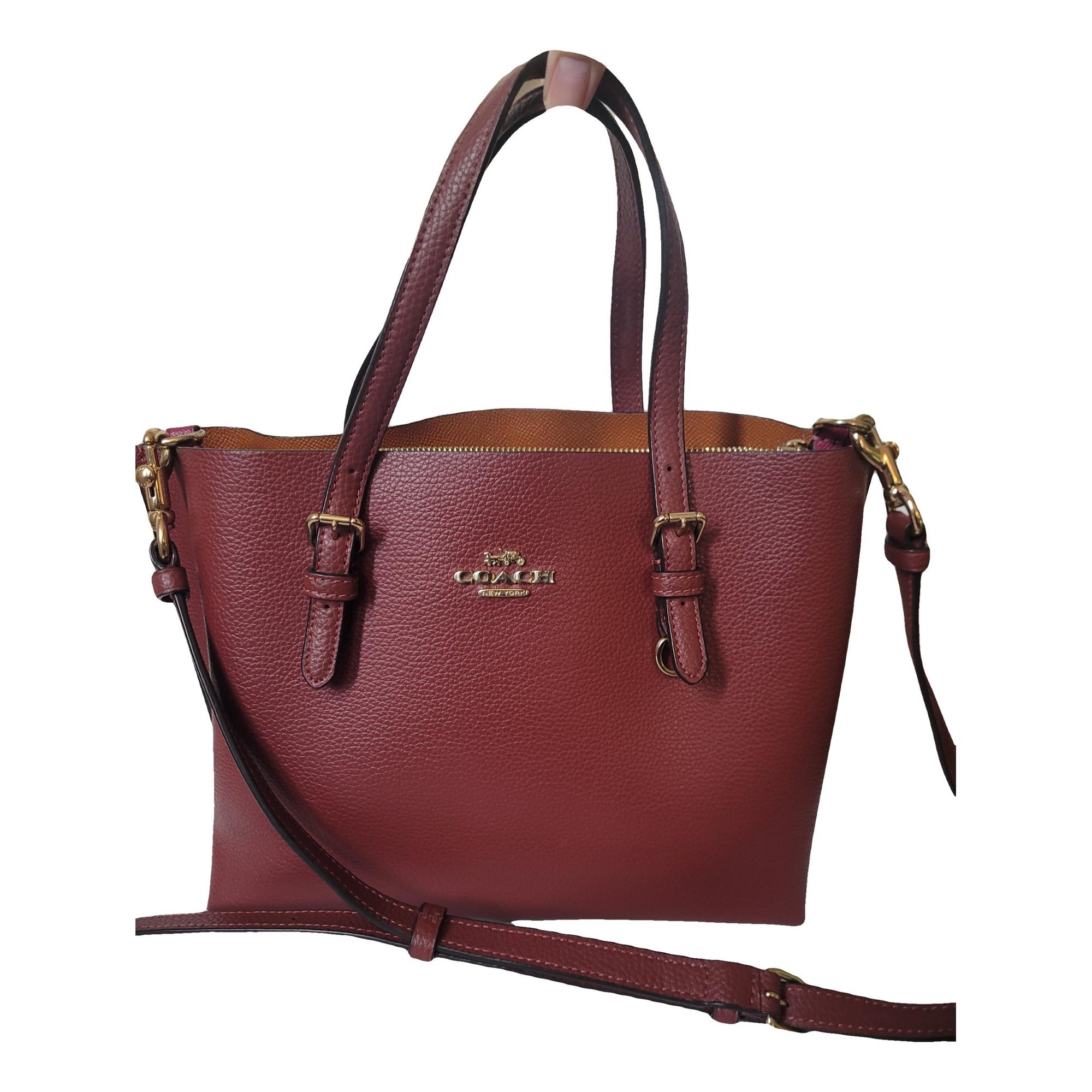 Leather crossbody bag