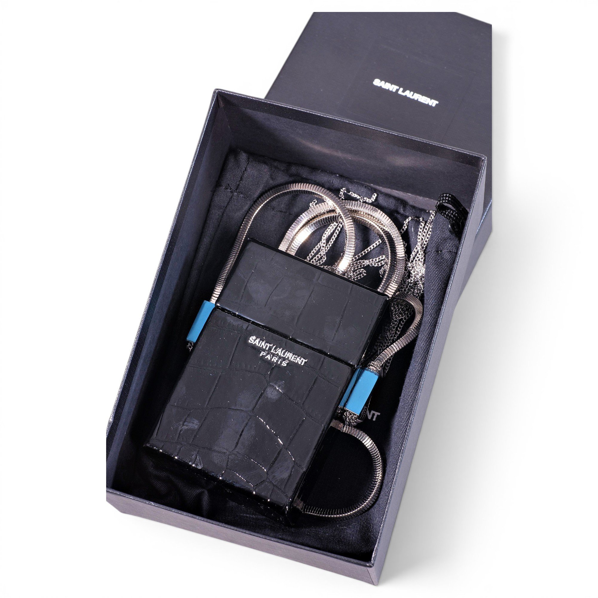 Smoking Box leather handbag