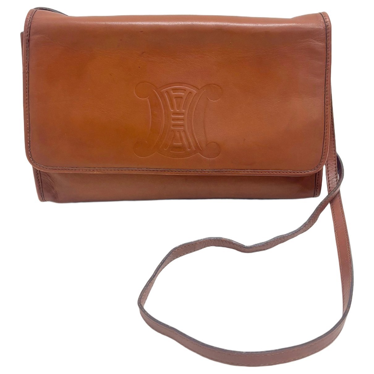 Triomphe leather crossbody bag