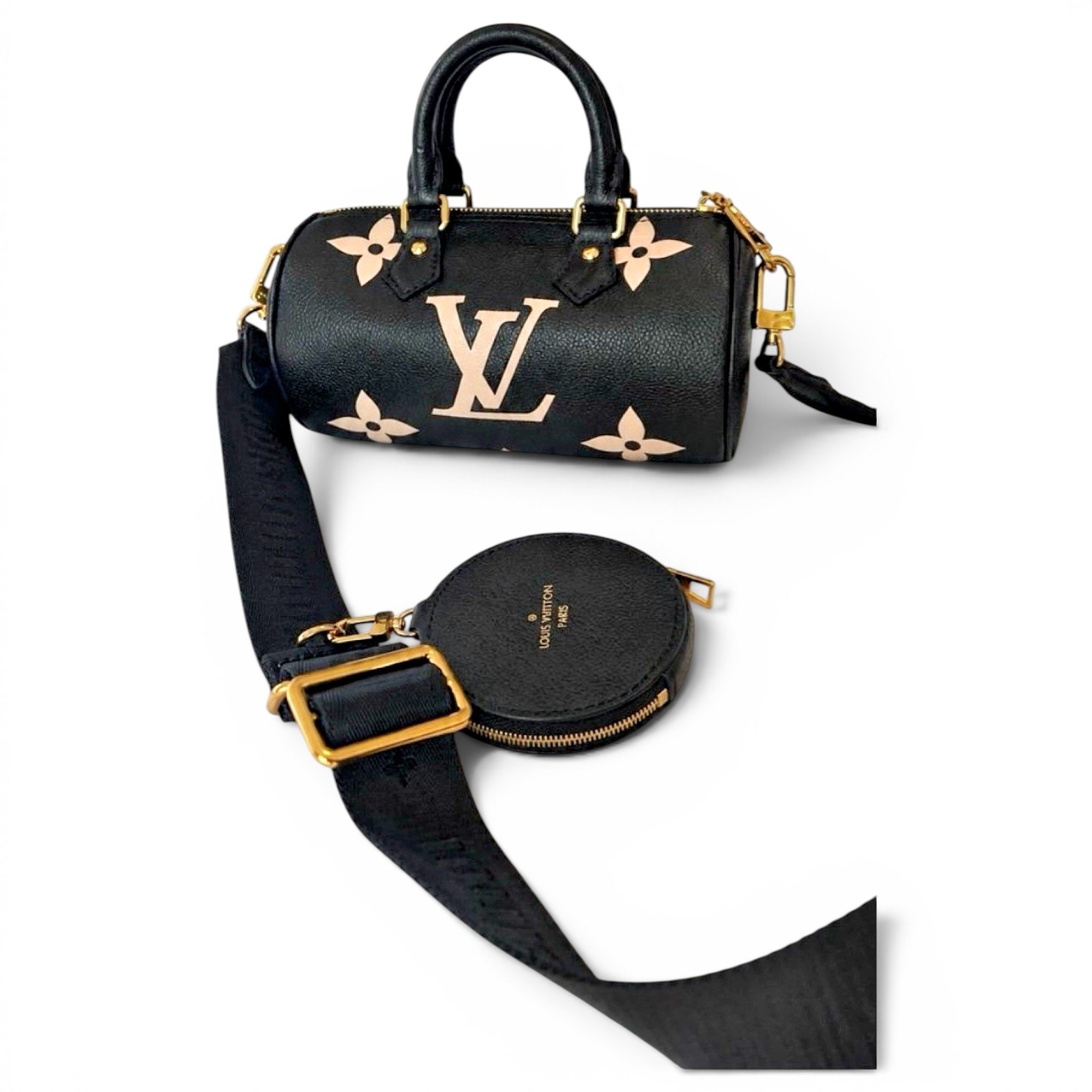 Papillon BB leather crossbody bag