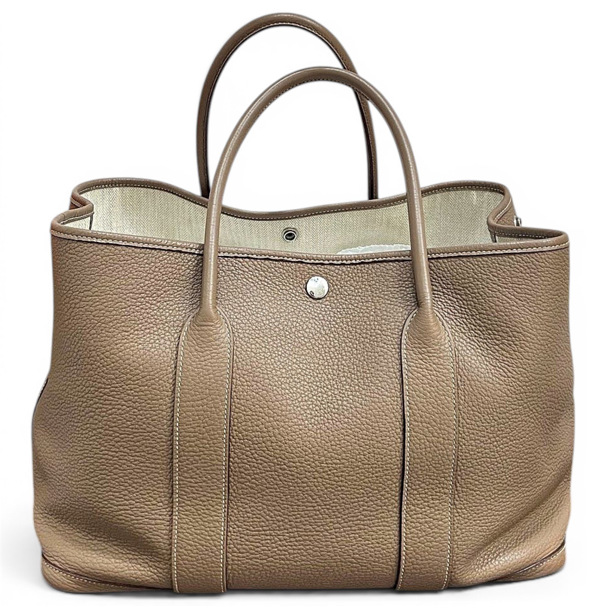 Garden Party leather handbag