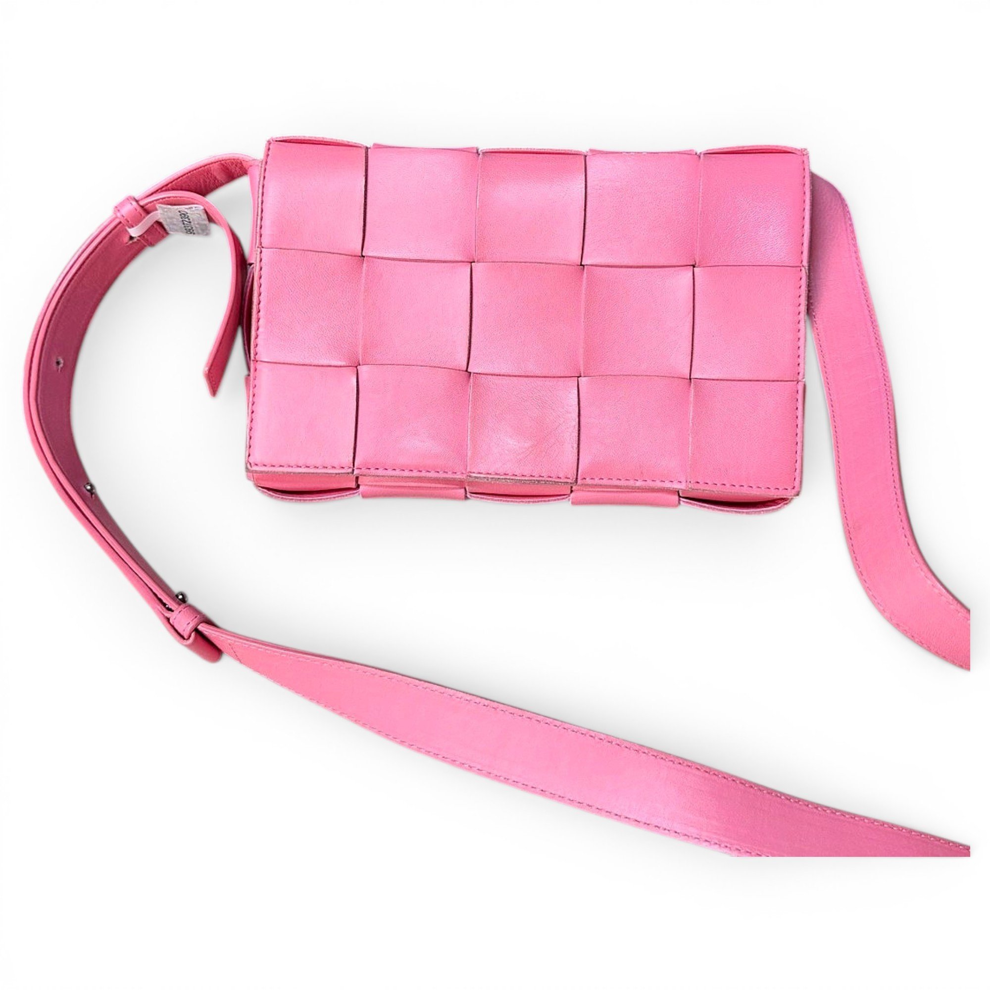 Cassette leather crossbody bag