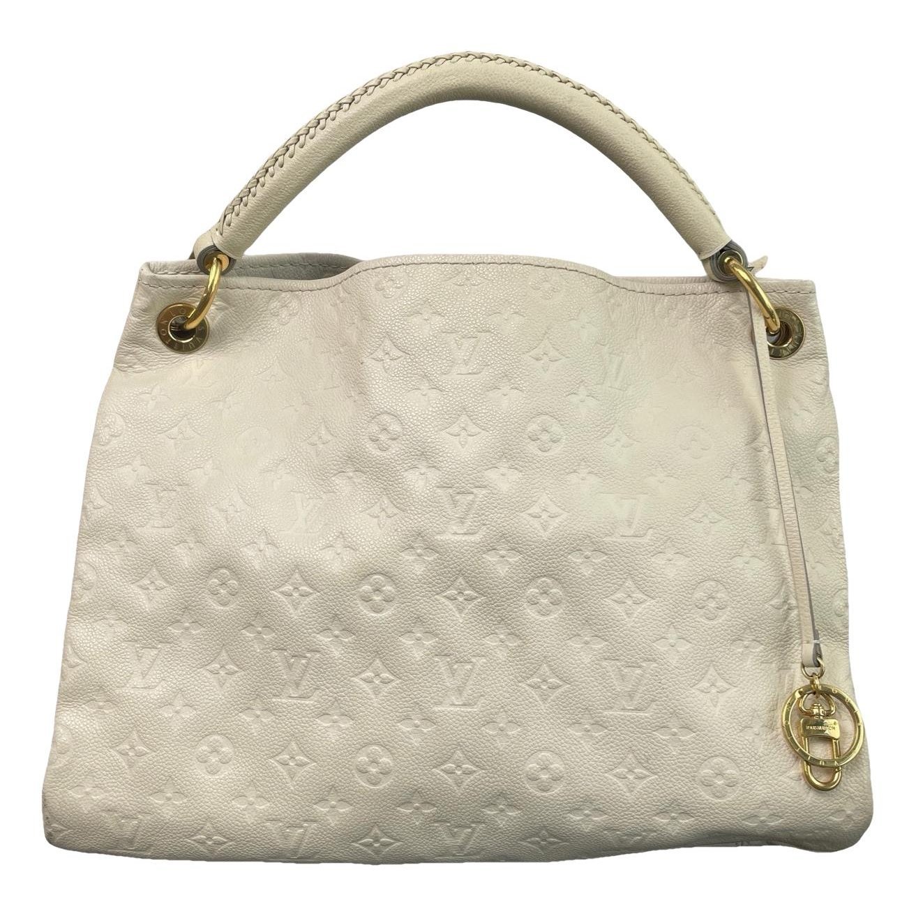 Artsy leather handbag