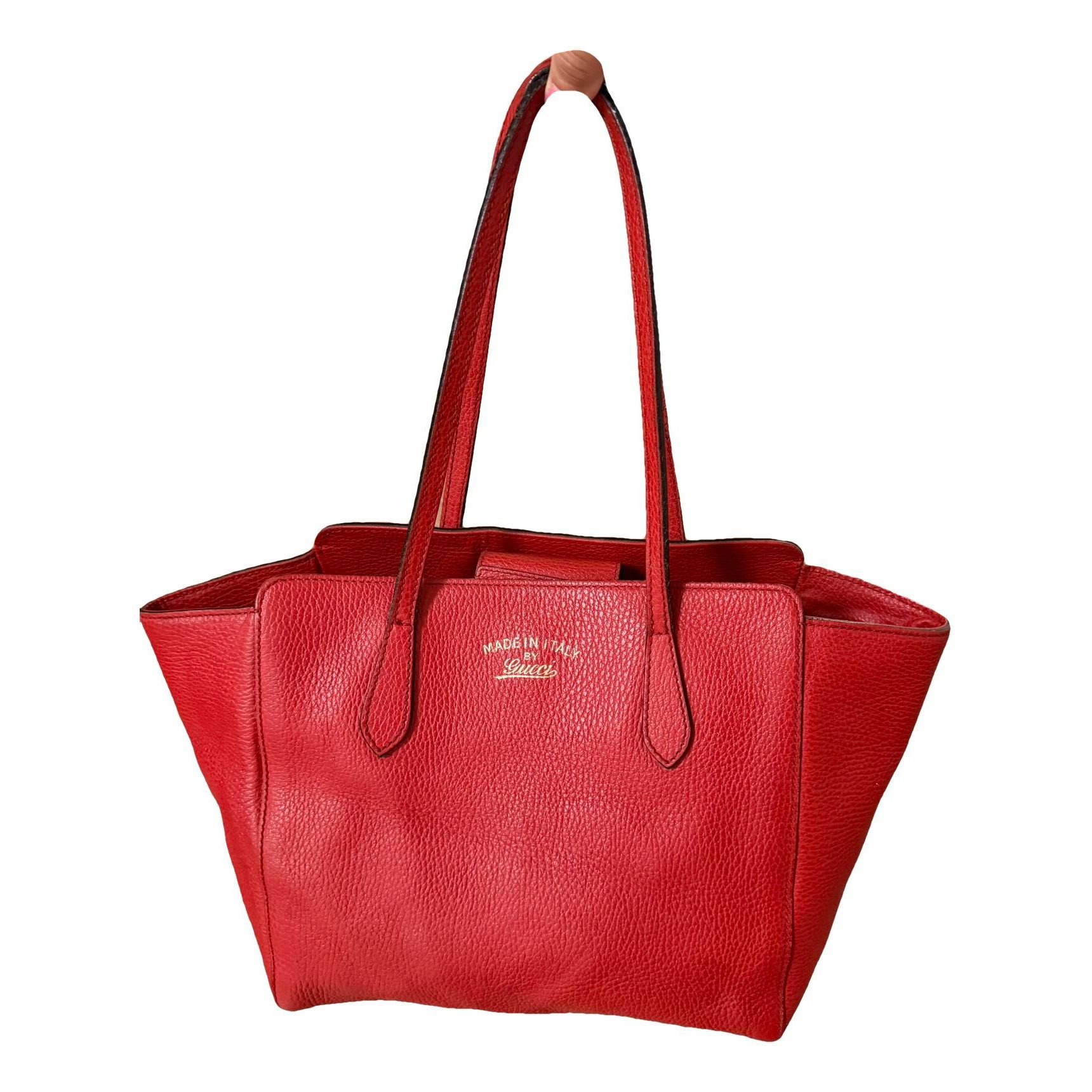 Swing leather tote