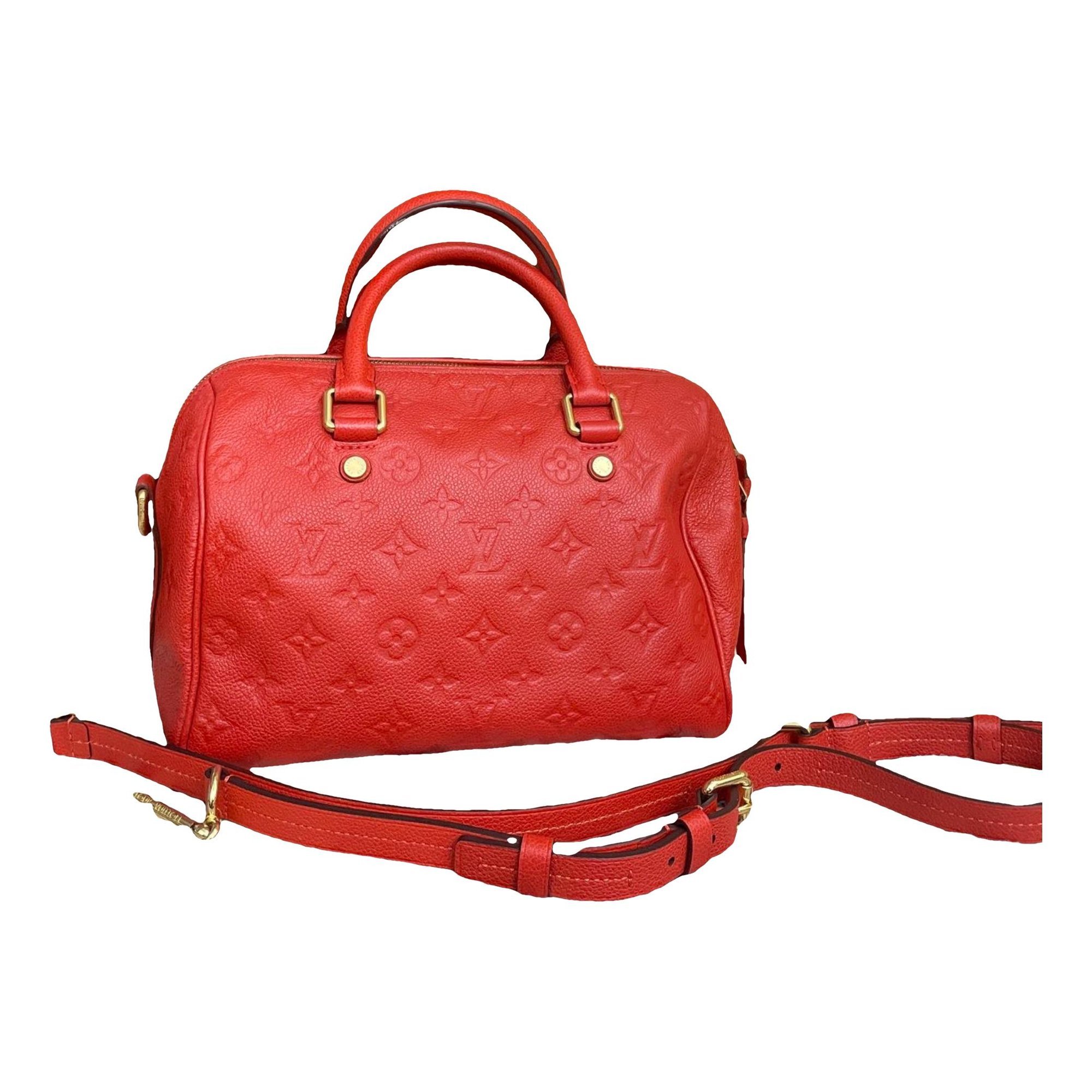 Speedy leather handbag