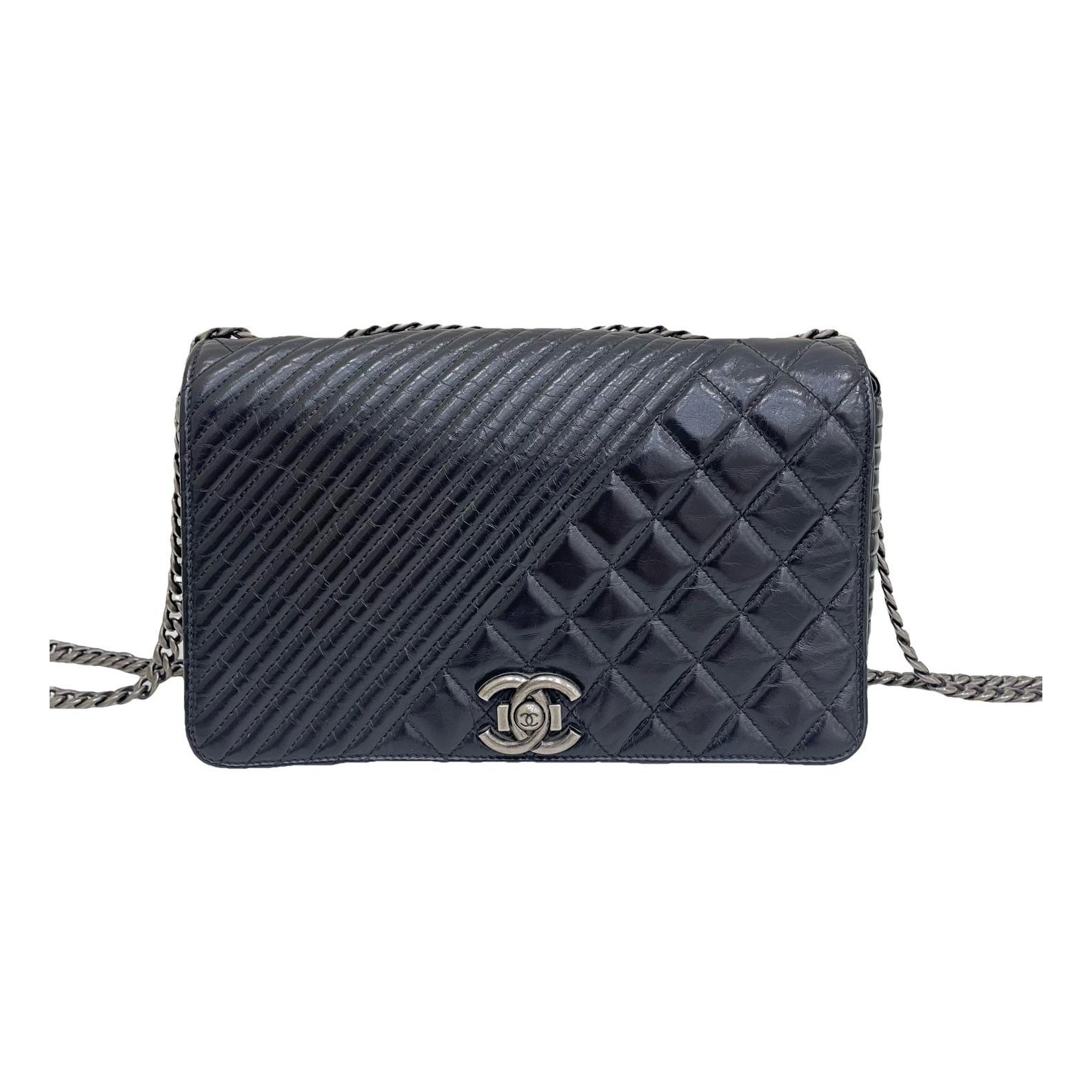 Boy leather crossbody bag