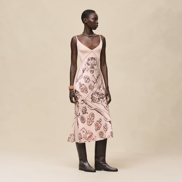 Rose Opaline "Ferronnerie Remix" Dress