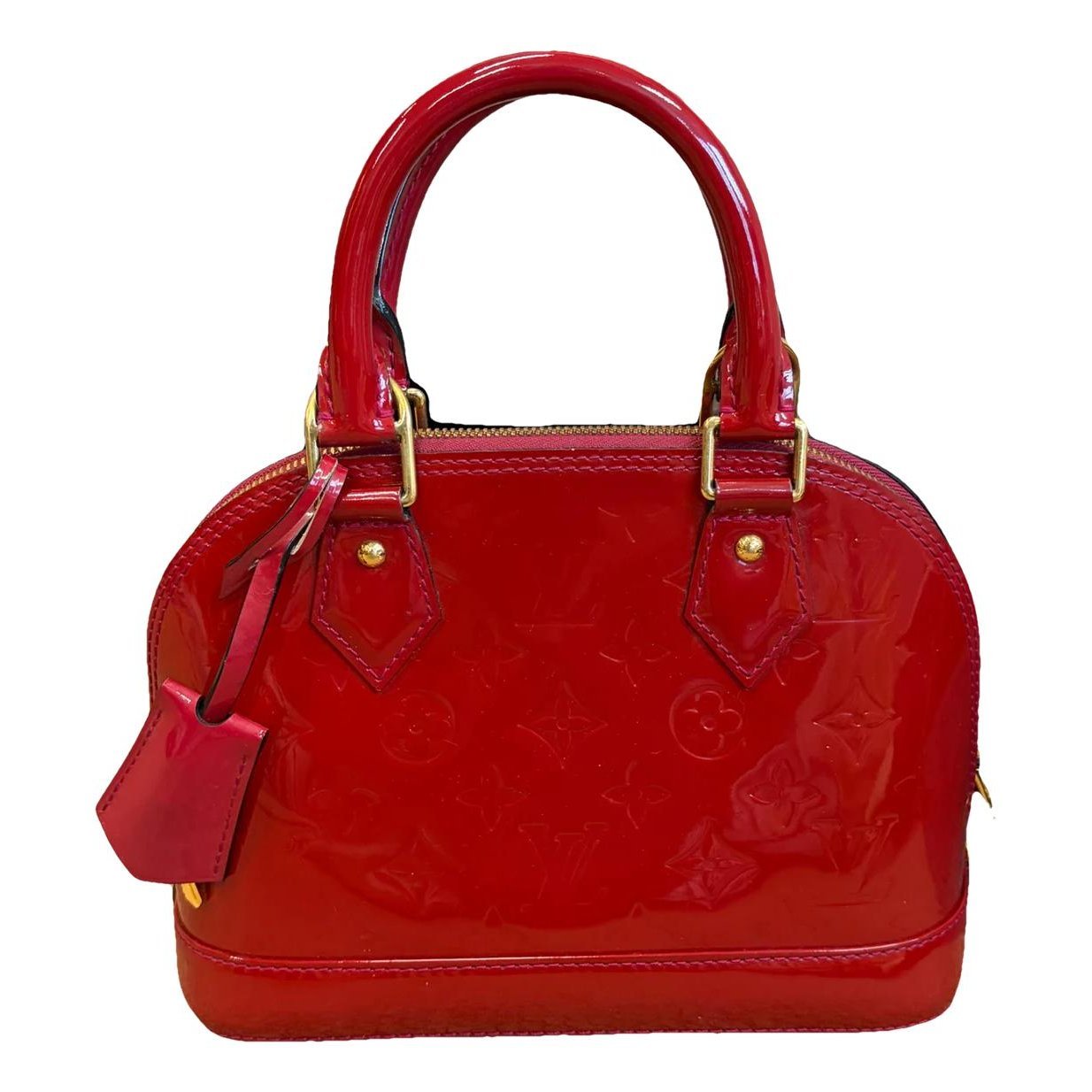 Alma BB patent leather handbag