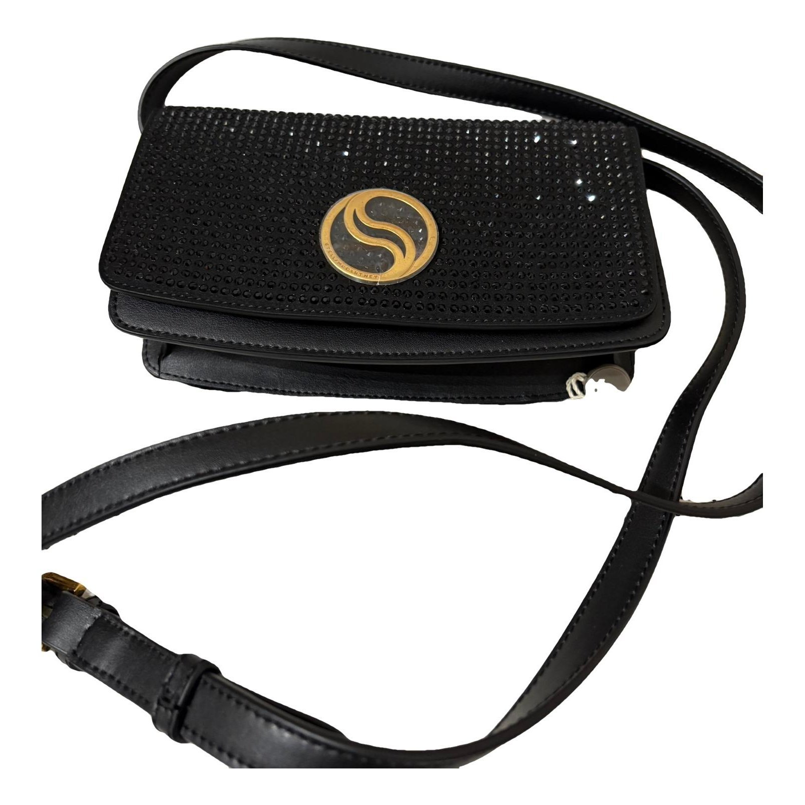 Stella McCartney Logo vegan leather crossbody bag