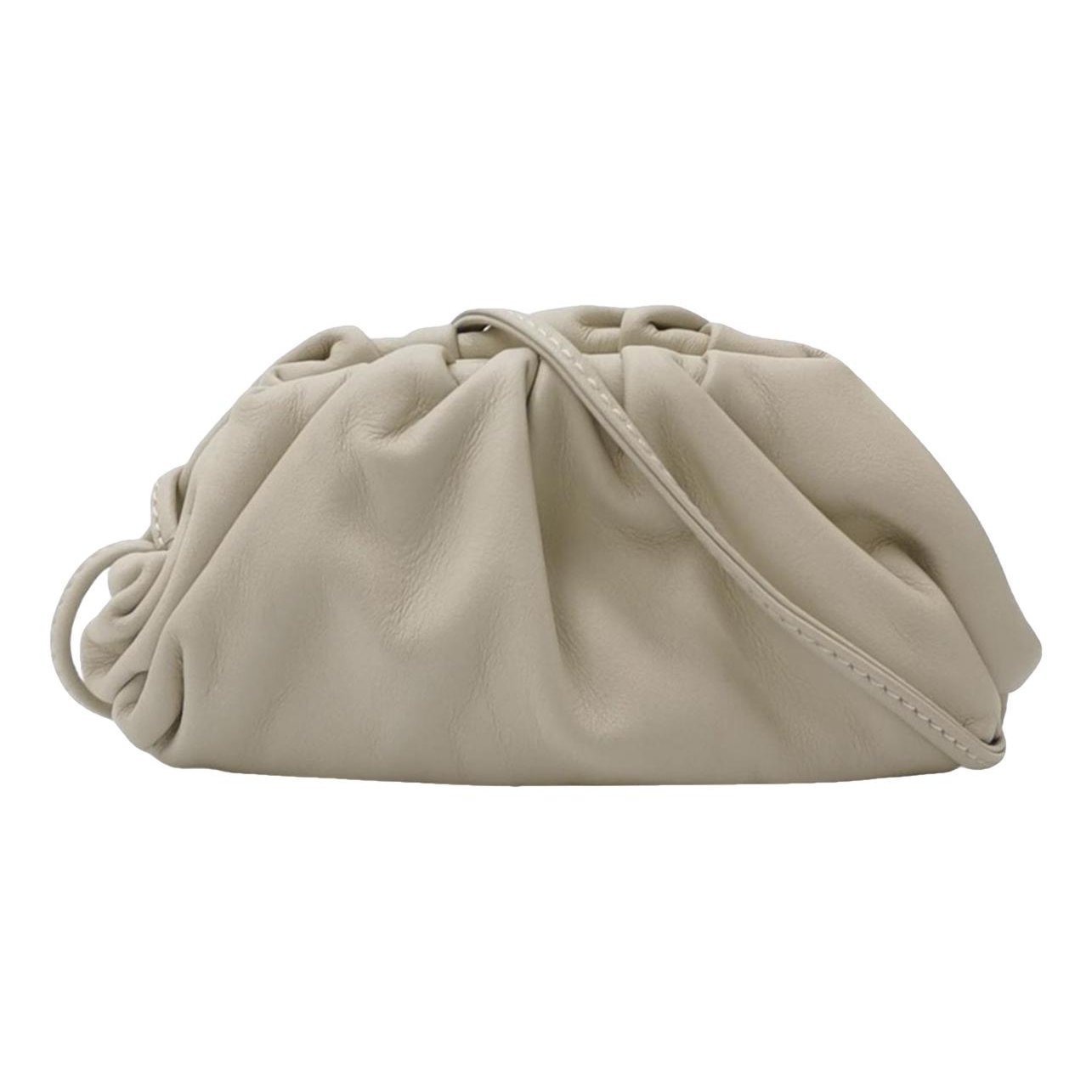 Pouch leather handbag