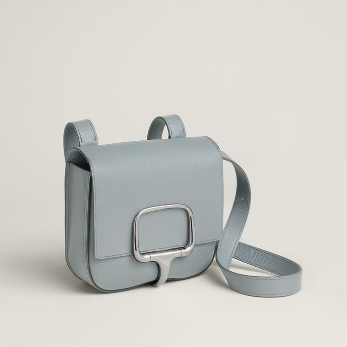 Bleu Glacier Bolsa Hermès Della Cavalleria II Modelo Míni