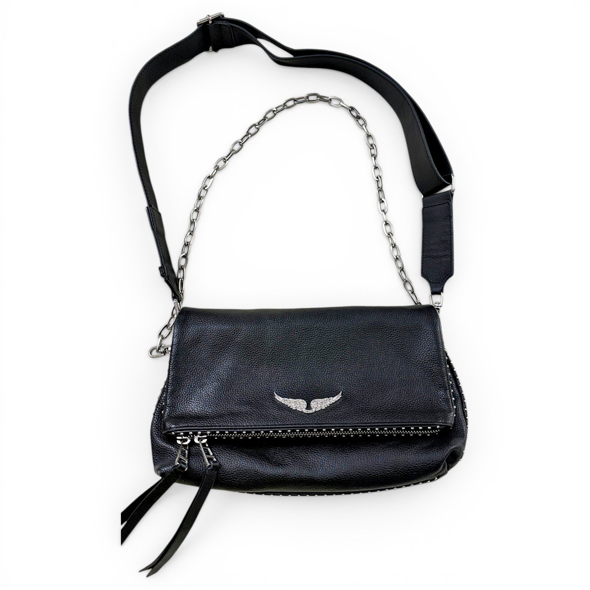Leather crossbody bag