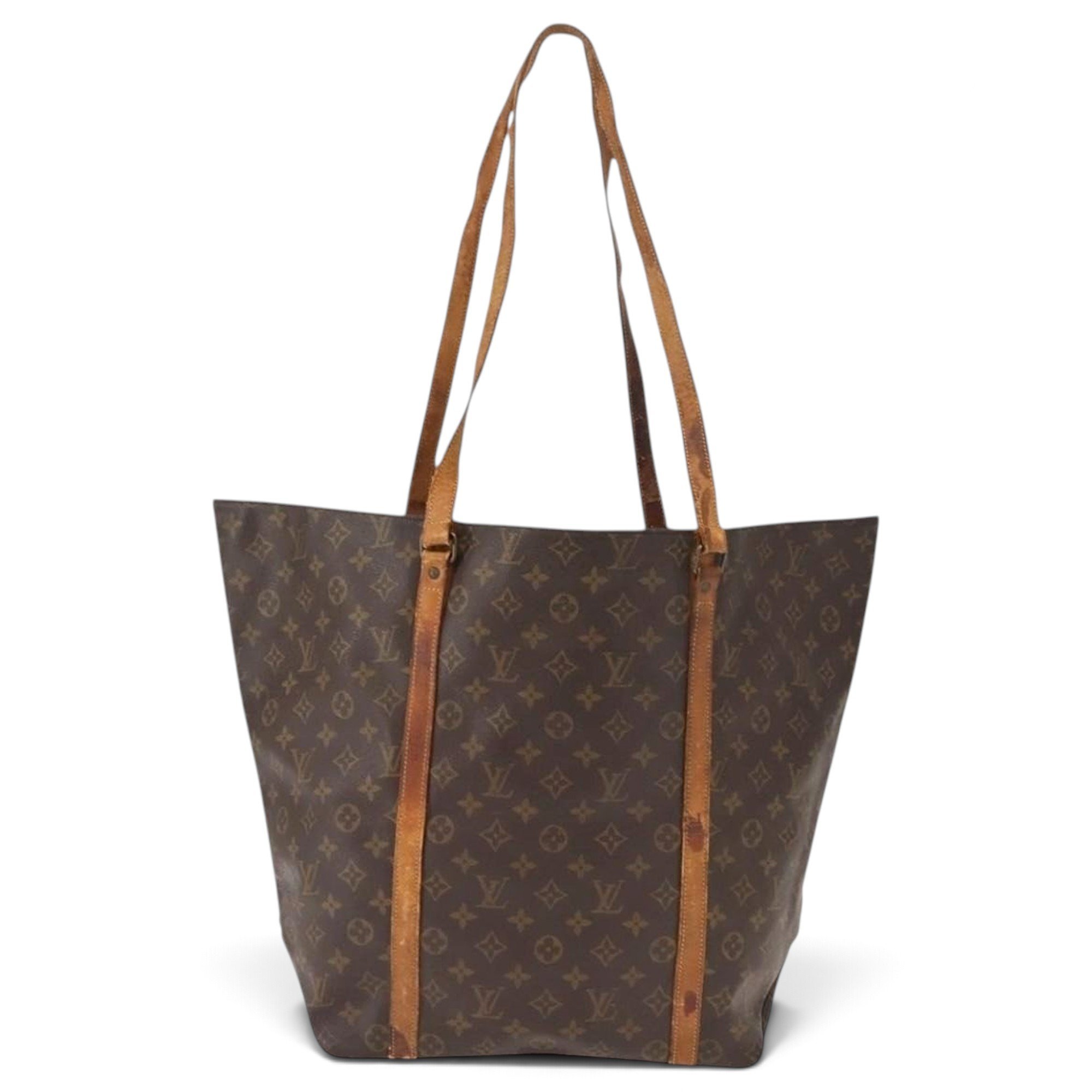 Shopping leather tote