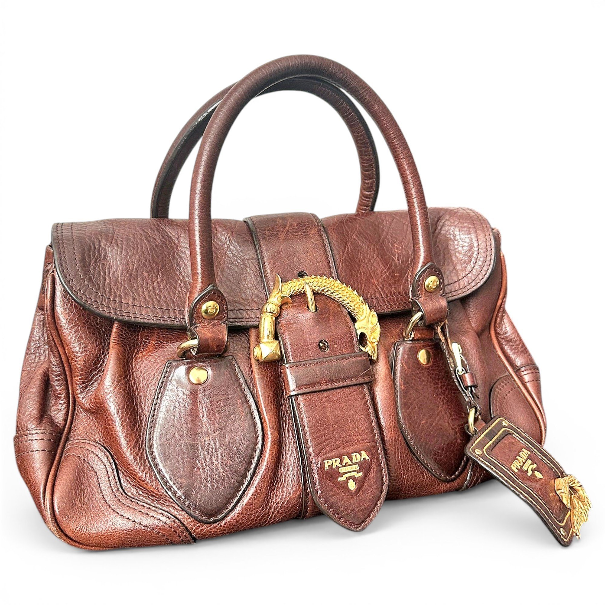 Leather handbag