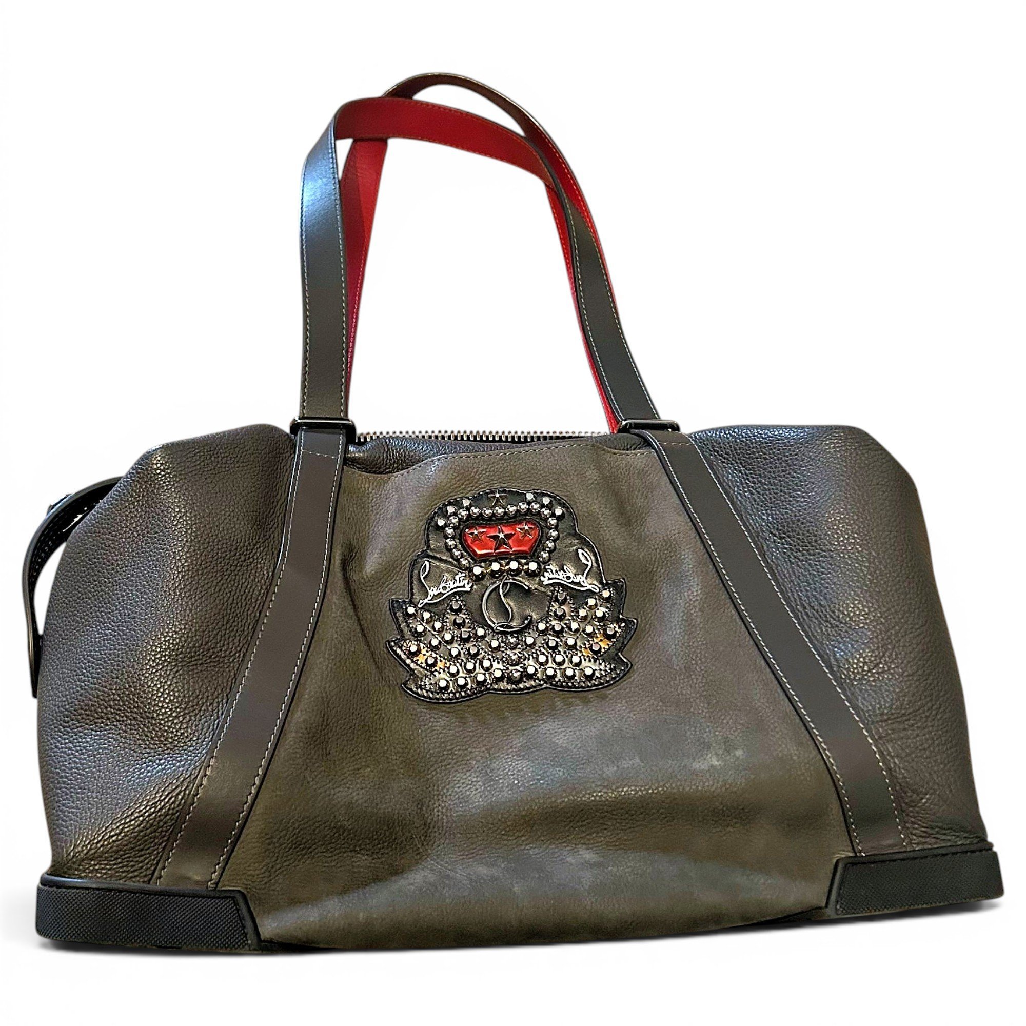 Leather tote