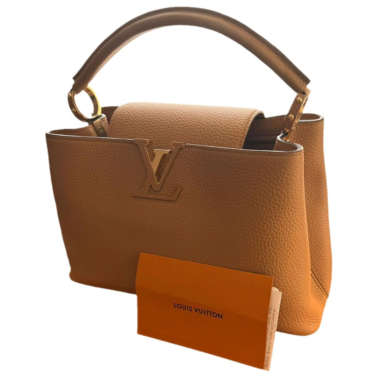 Capucines leather handbag