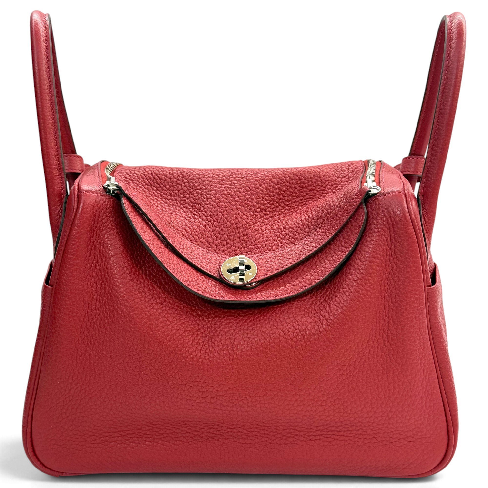 Hermes Lindy Handbag Clemence Leather