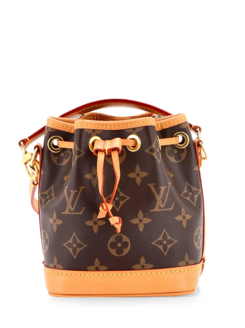 Louis Vuitton Noe NM Handbag Monogram Canvas Nano bucket bag
