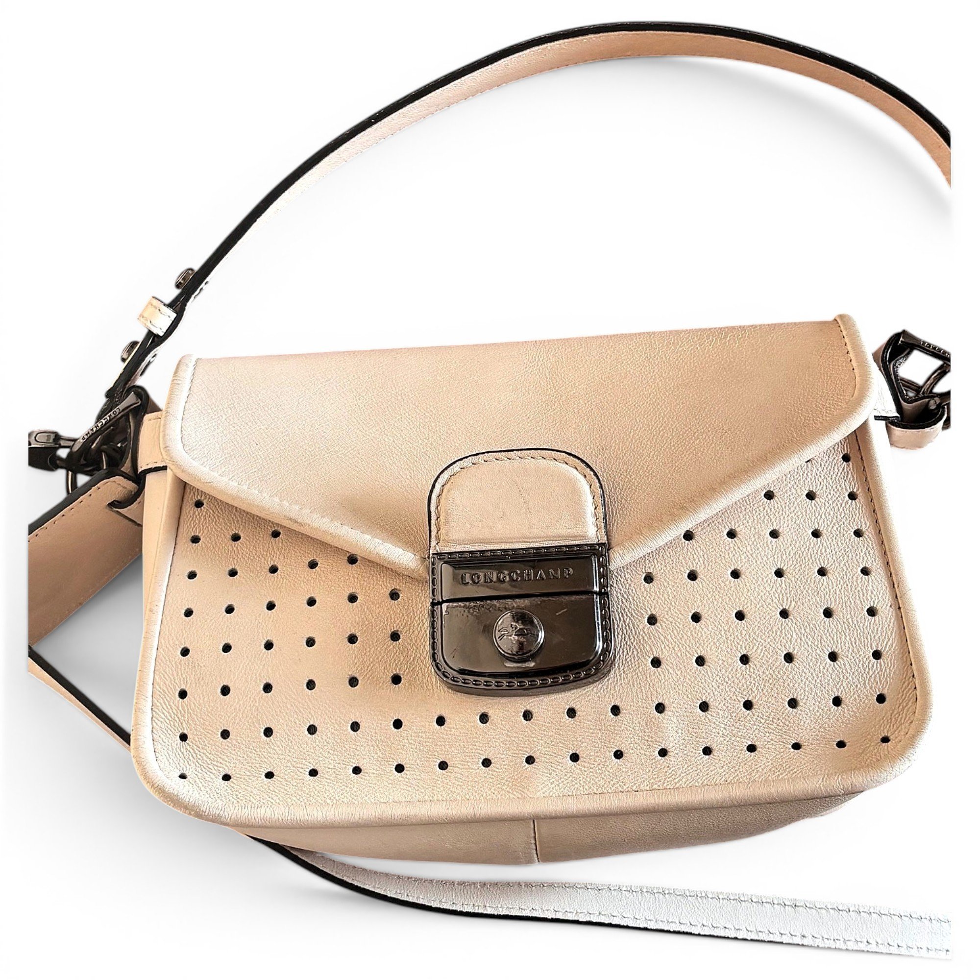 Longchamp Mademoiselle leather crossbody bag
