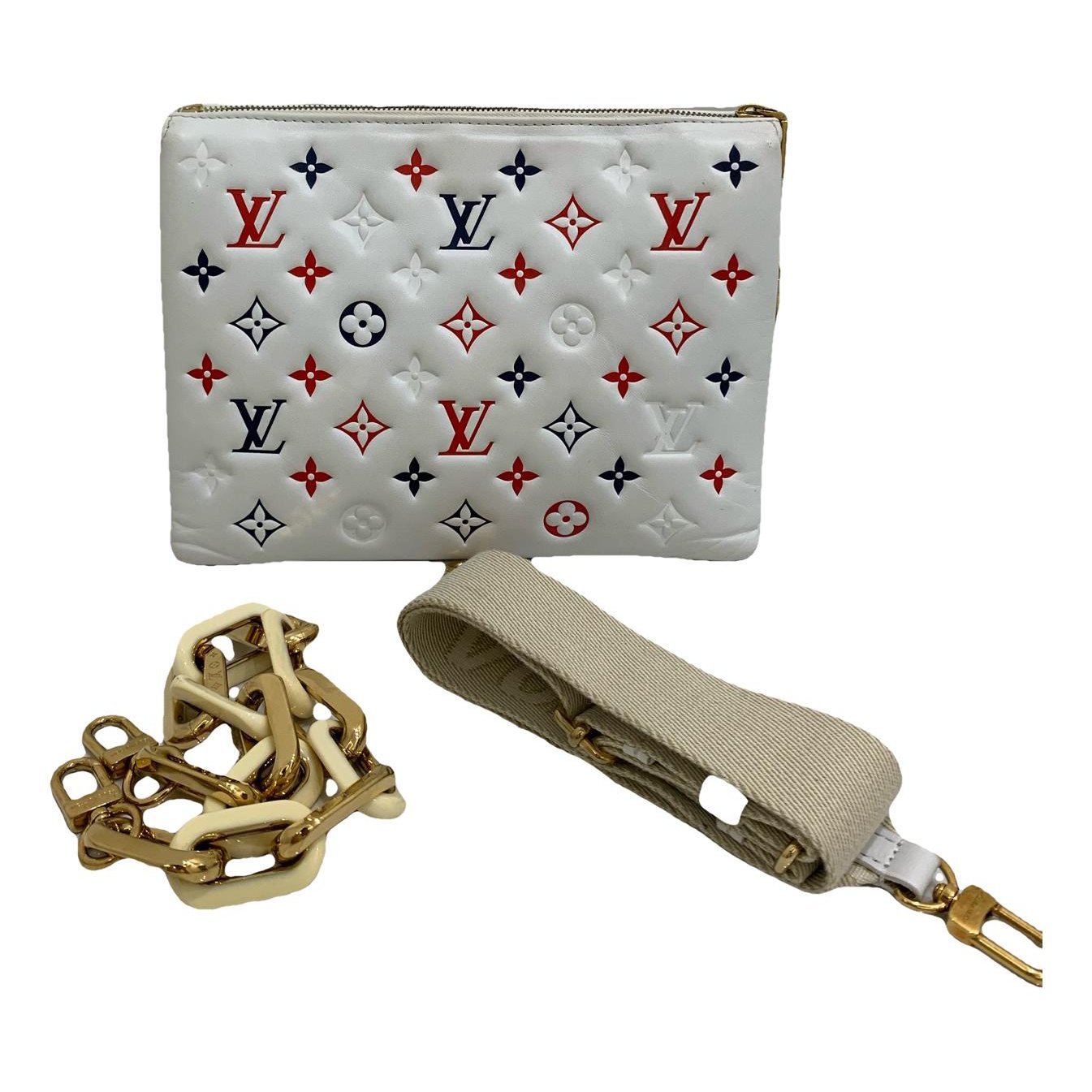 Coussin leather handbag
