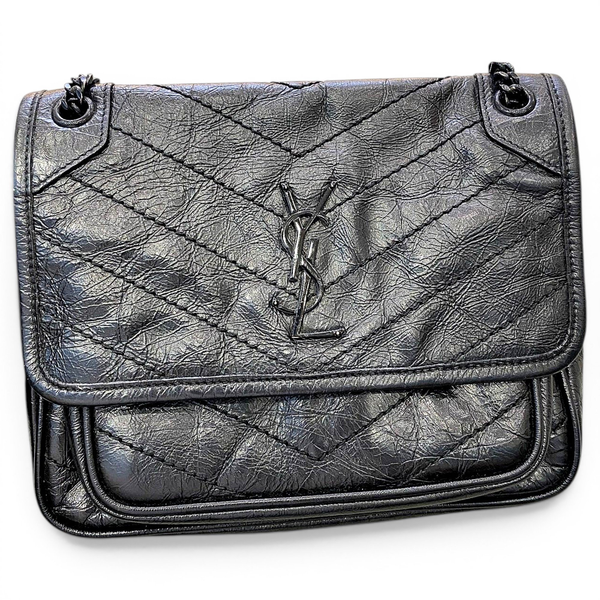 Niki leather crossbody bag