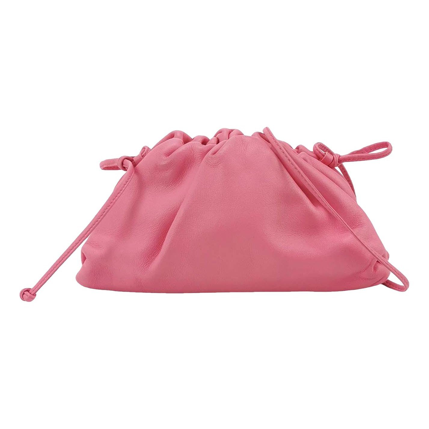 Pouch leather crossbody bag