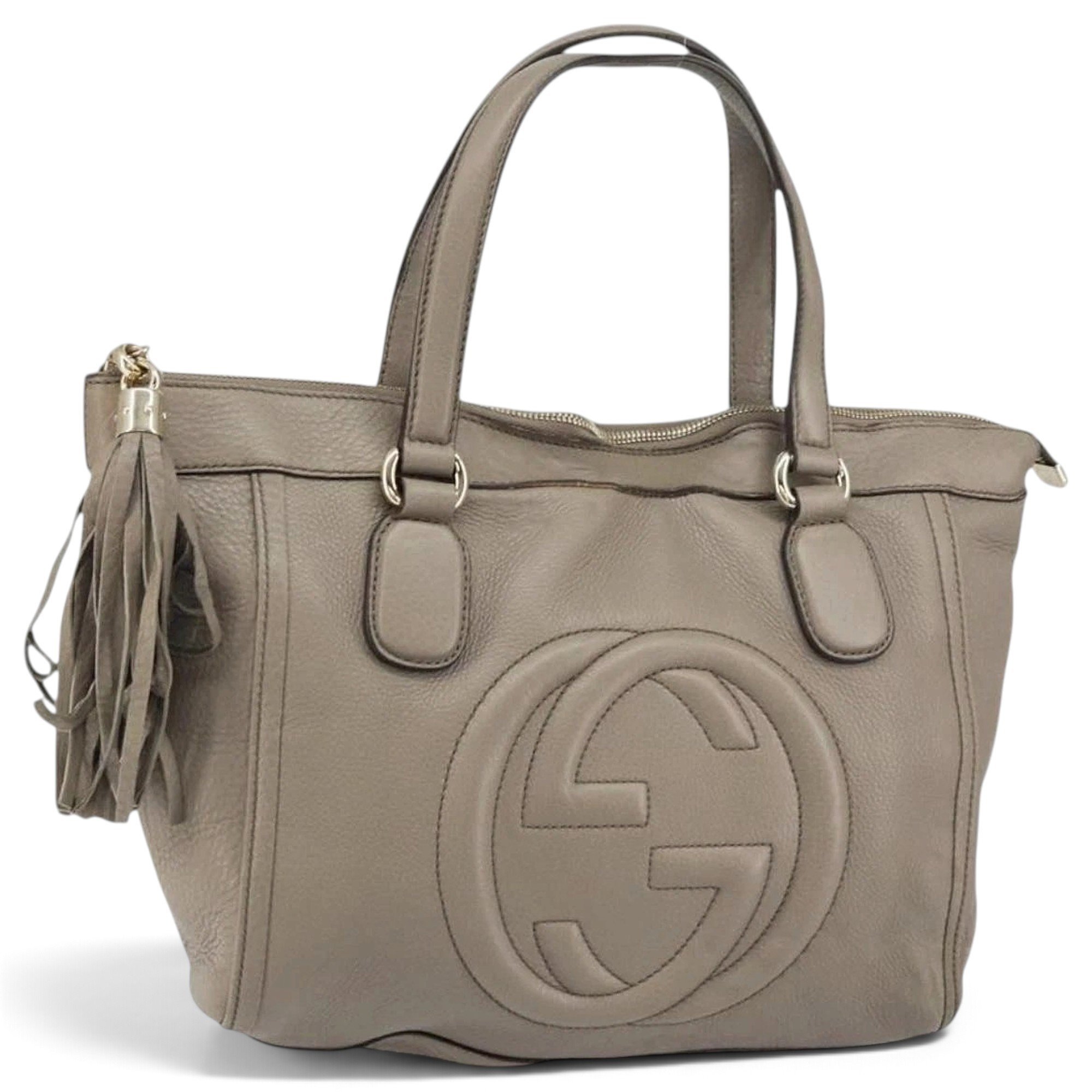 Leather handbag