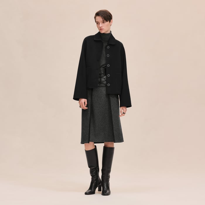 Noir Cashmere Jacket